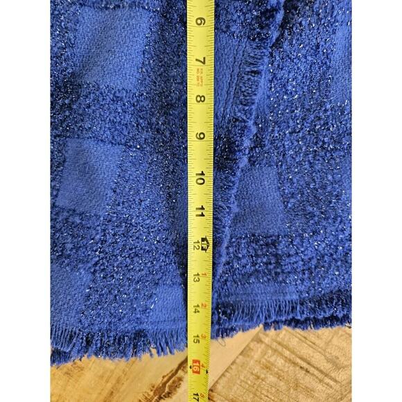 House Of Harlow 1960 X Revolve Blue Tweed Skort Women's Size XL Party Cocktails - Picture 9 of 11